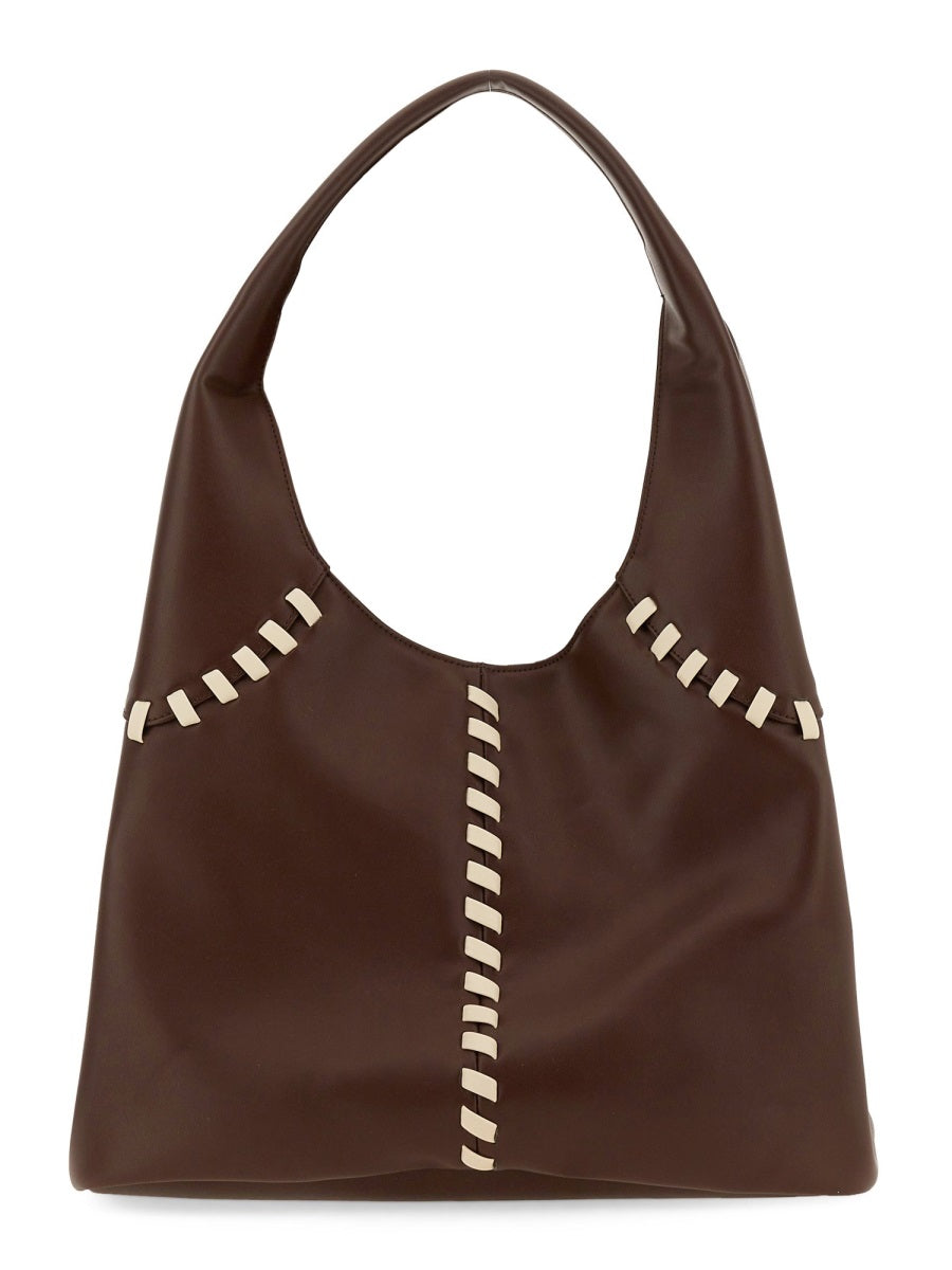 Themoirè Shoulder Bags - Brown | Wanan Luxury