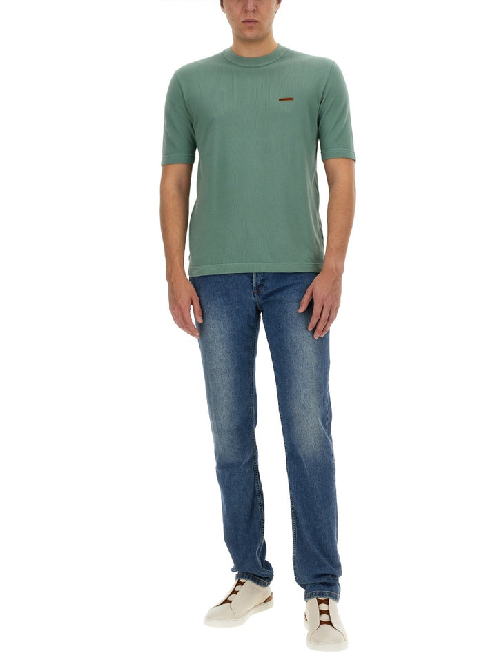 Zegna T shirts - Blue | Wanan Luxury