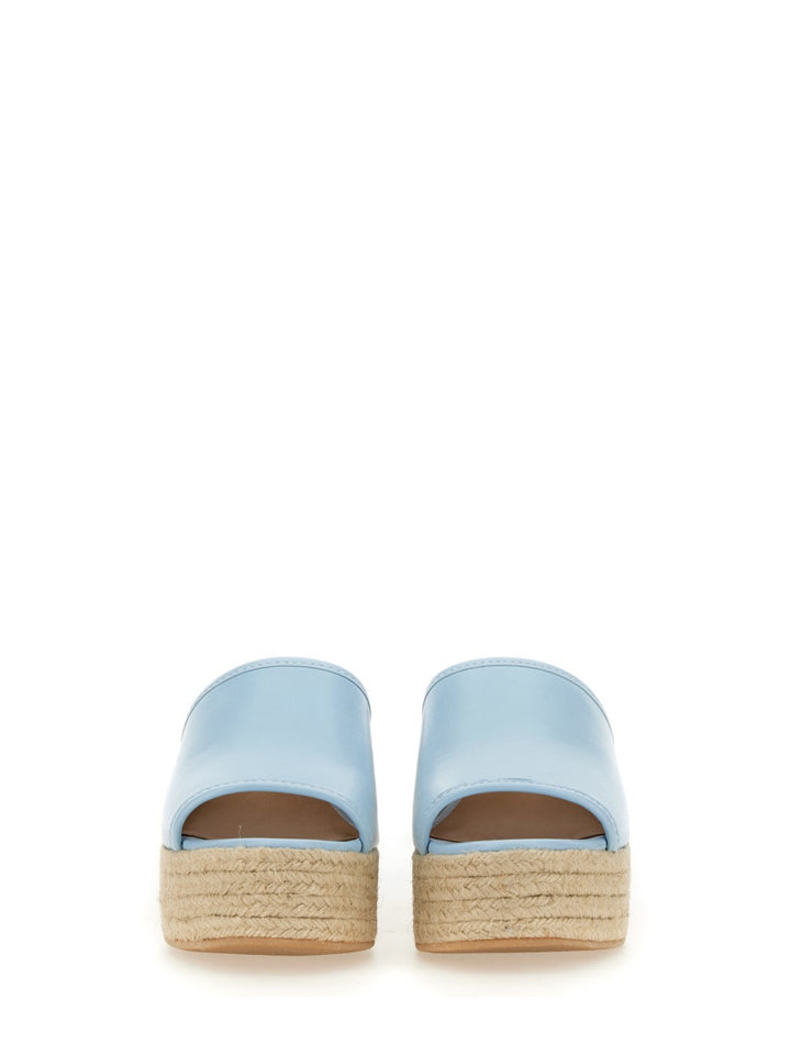 Moschino Jeans Sandals - White, Light Blue | Wanan Luxury