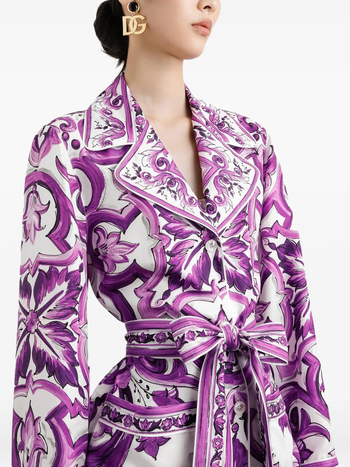 Dolce & Gabbana SHIRT - Pink & Purple | 8aa7f16d66d4c7c4fd9477da1111ec5f334b84e9