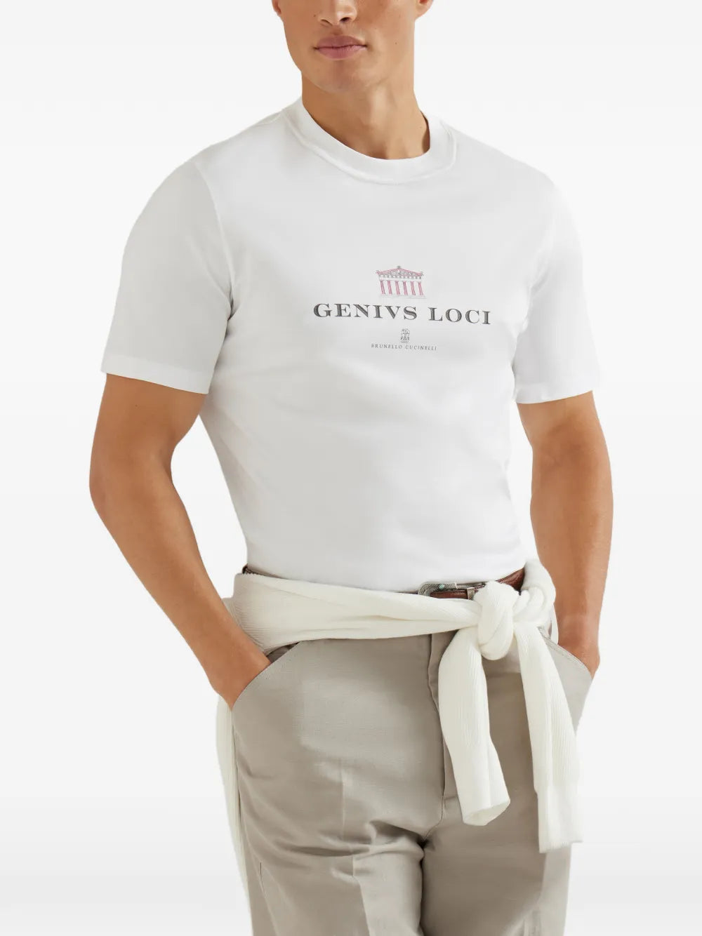 Brunello Cucinelli TSHIRT - White | 83e6457ad6e5f8548f5c6e9c7ff7238b7981a5e5