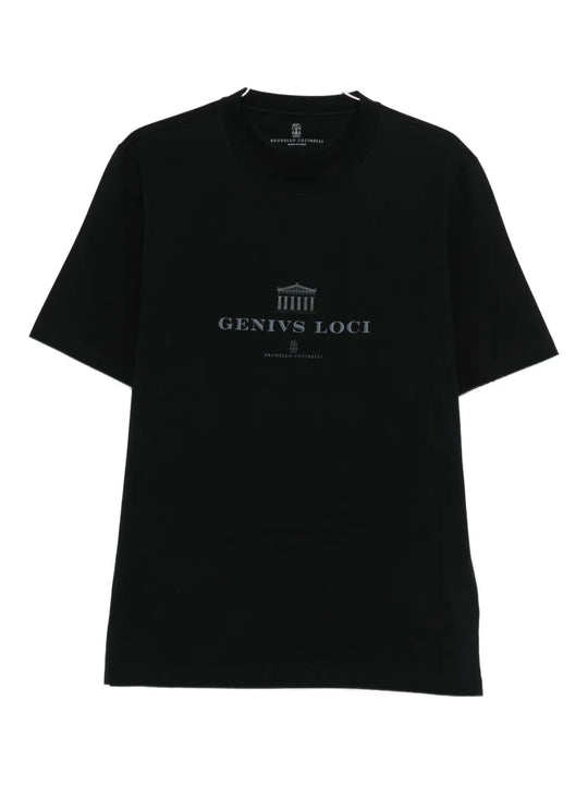 Crew-Neck T-Shirt With Graphic Print