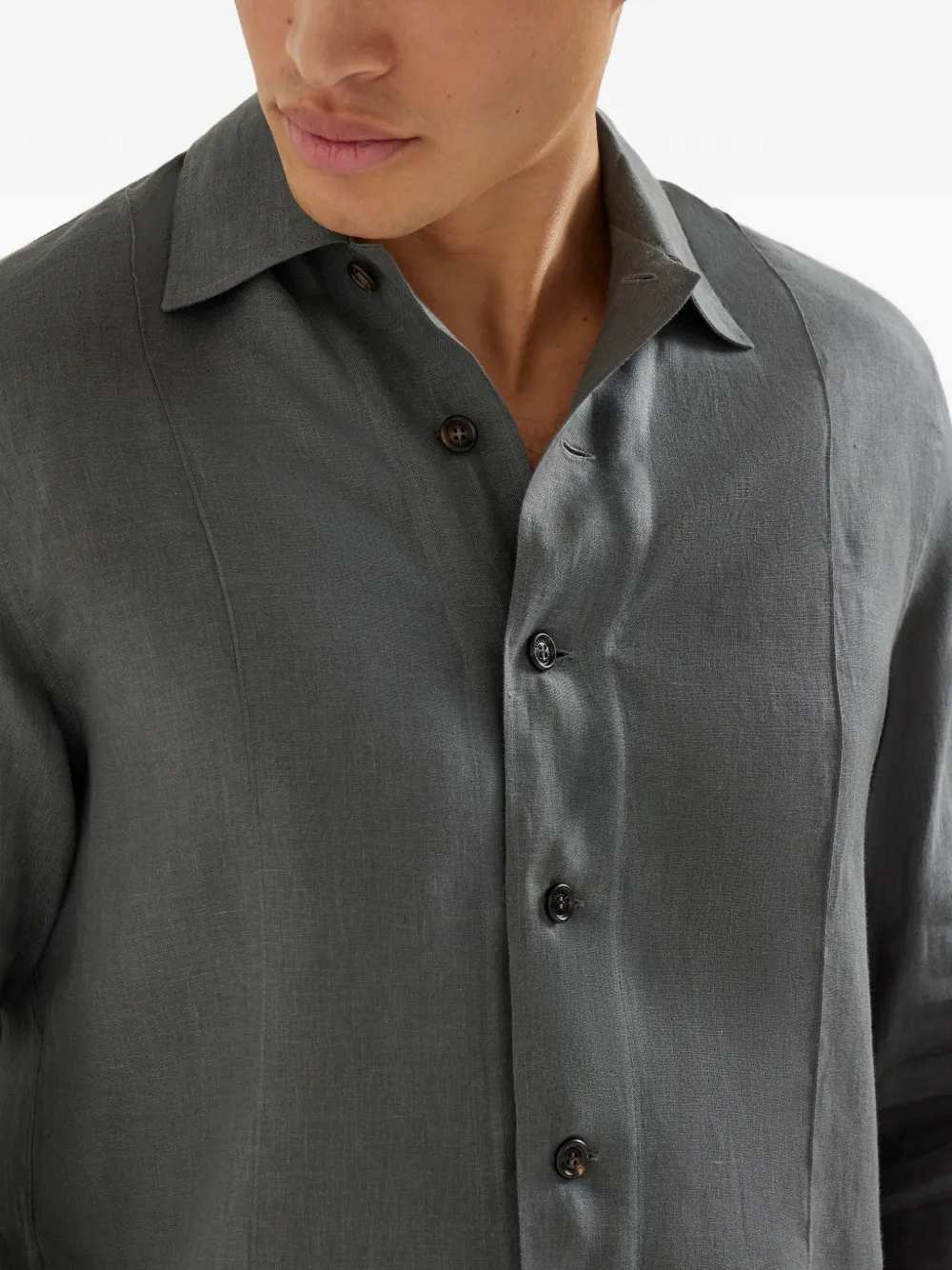 Brunello Cucinelli SHIRT - Grey | 5d00ecd680b19be579ae304541a2c70169c2c17c