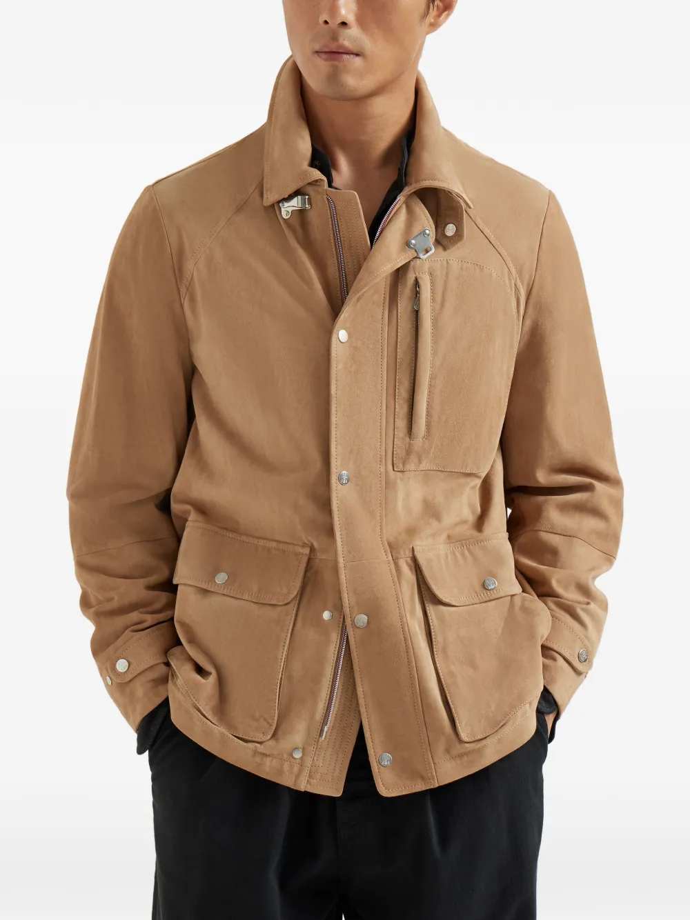 Brunello Cucinelli JACKET - Brown | 4f183e33cf1ab8c168e27442c3514a92277b3952