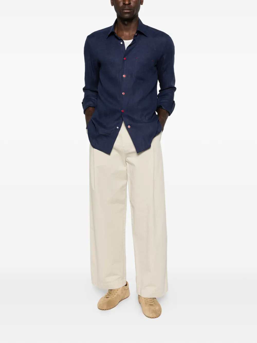 Kiton SHIRT - Blue | 6d39b1b5b247494806414198228c29d283d5736d