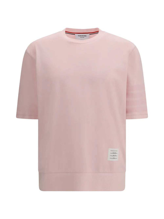 Short-Sleeved T-Shirt With Ribbed Cuffs