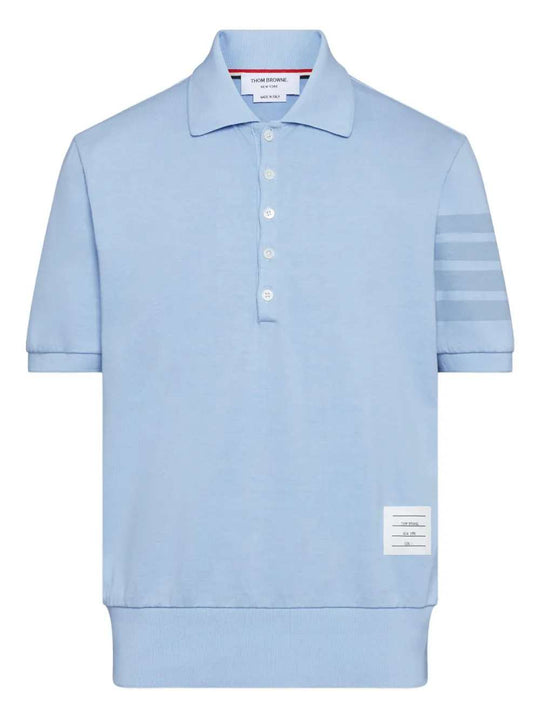 Polo Shirt With Striped Detail