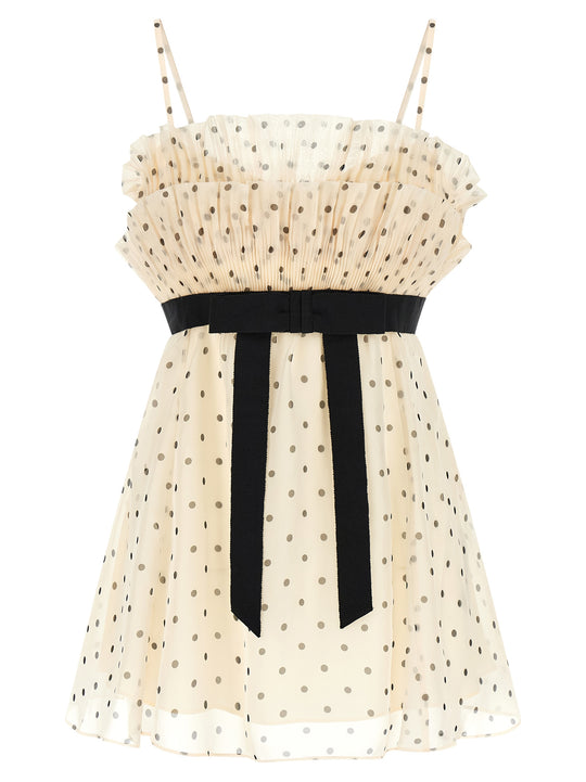 Polka Dot Top Tops White