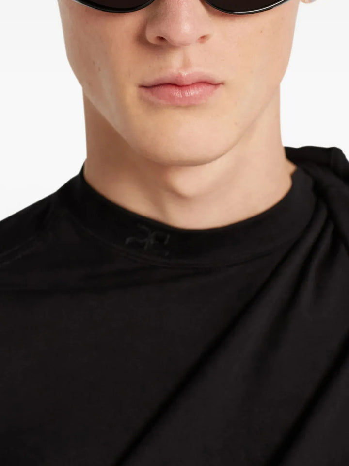 Courreges TSHIRT - Black | 6dbe2832fac94c2f3d72df31f649a67c651e62f9