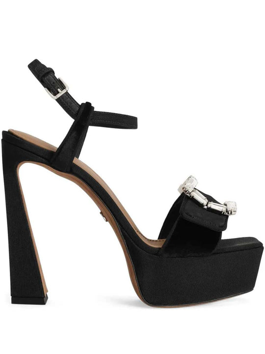 Jeweled Buckle Sandals