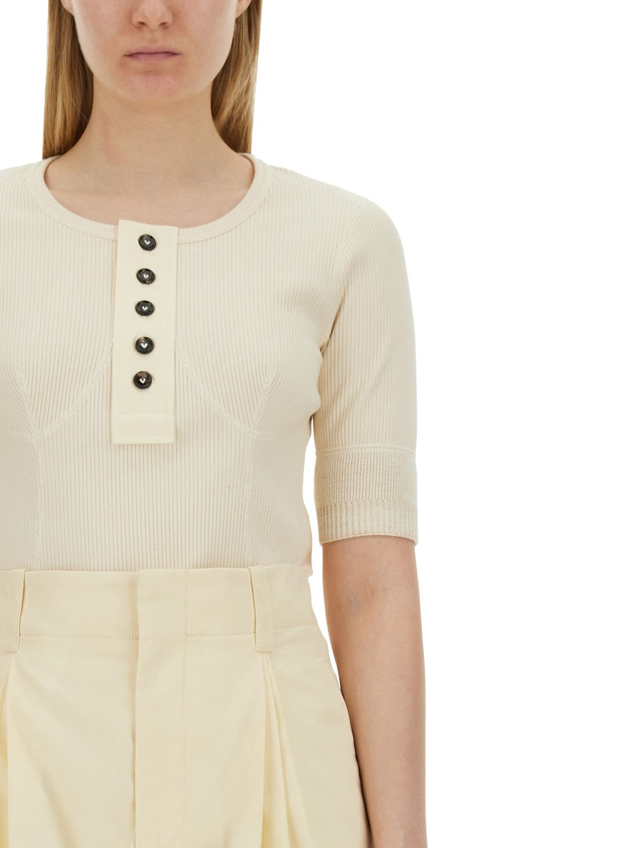 Bottega Veneta T shirts - Ivory | d3f637bcebb787bc7ce16f04389f04dd6328102d