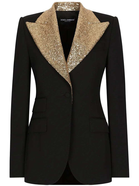 Single-Breasted Turlington Blazer