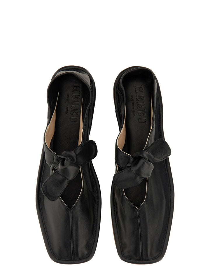 Hereu Flat Shoes - Black | Wanan Luxury