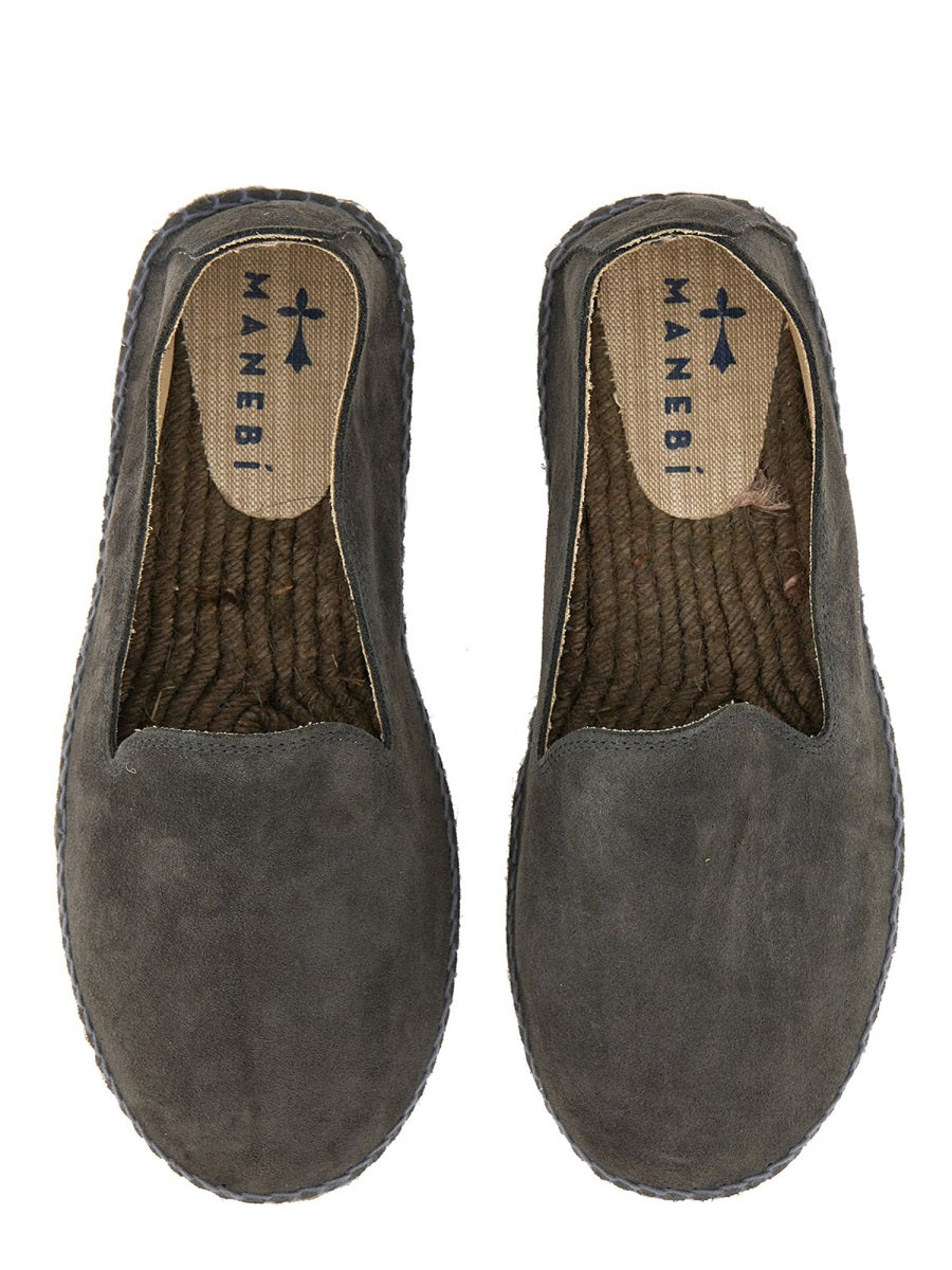 Manebí Flat Shoes - Grey | Wanan Luxury
