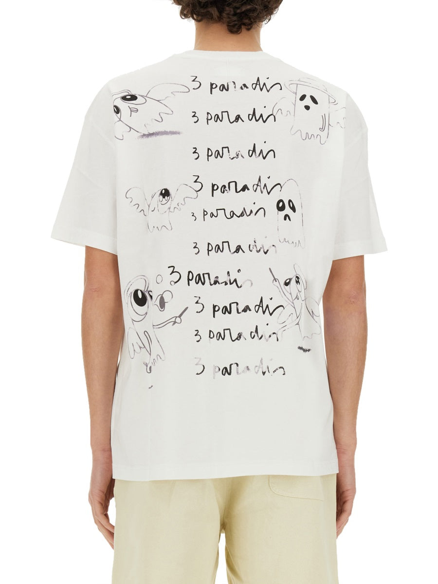 3.PARADIS T shirts - White | Wanan Luxury