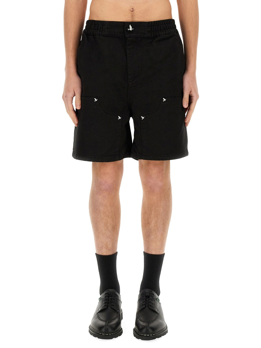 3.PARADIS Shorts - Black | Wanan Luxury