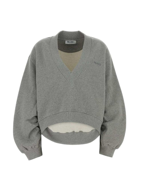 Gray Cotton Sweatshirt