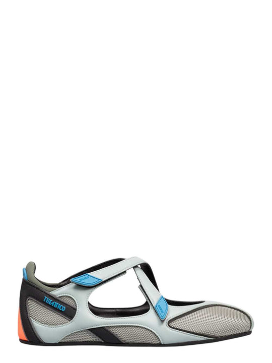 Blue Floor 01 Logo Combination Ballet Flats