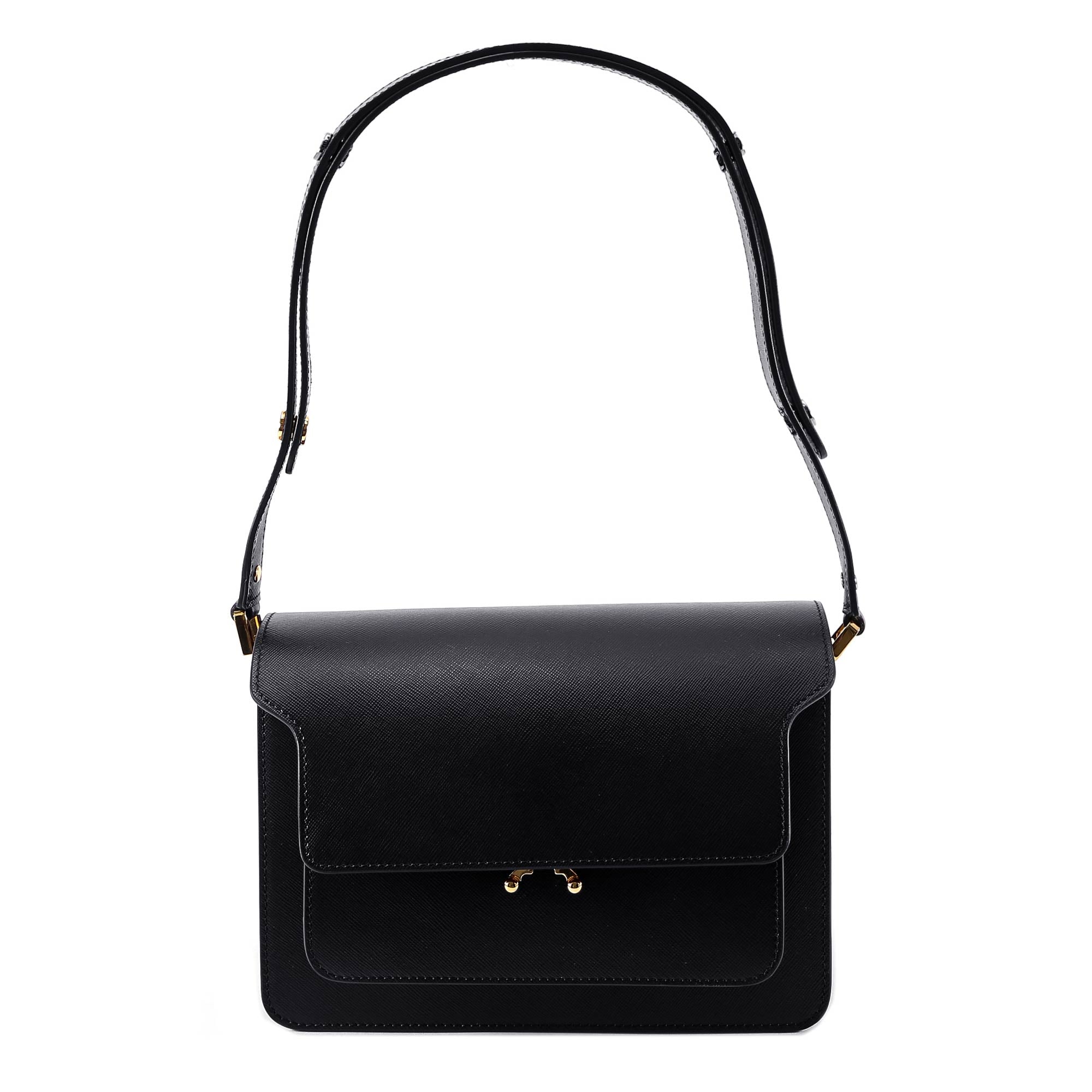 Trunk Saffiano Shoulder Bag