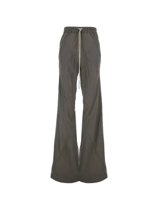 Flared Trousers With Drawstring
