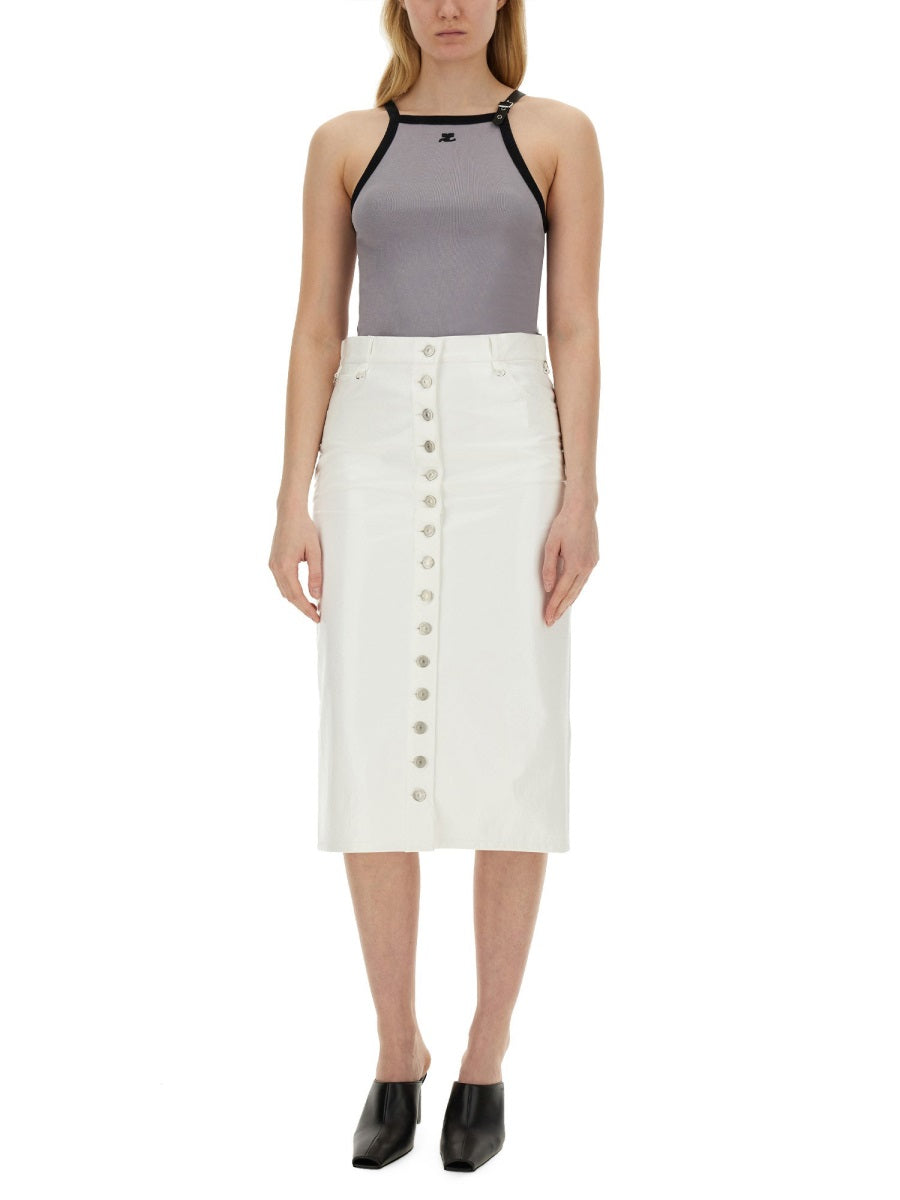 CourrèGes Tops - Grey | 4481bf19c668a1a7a3377bbb3e91b3924ee27daf