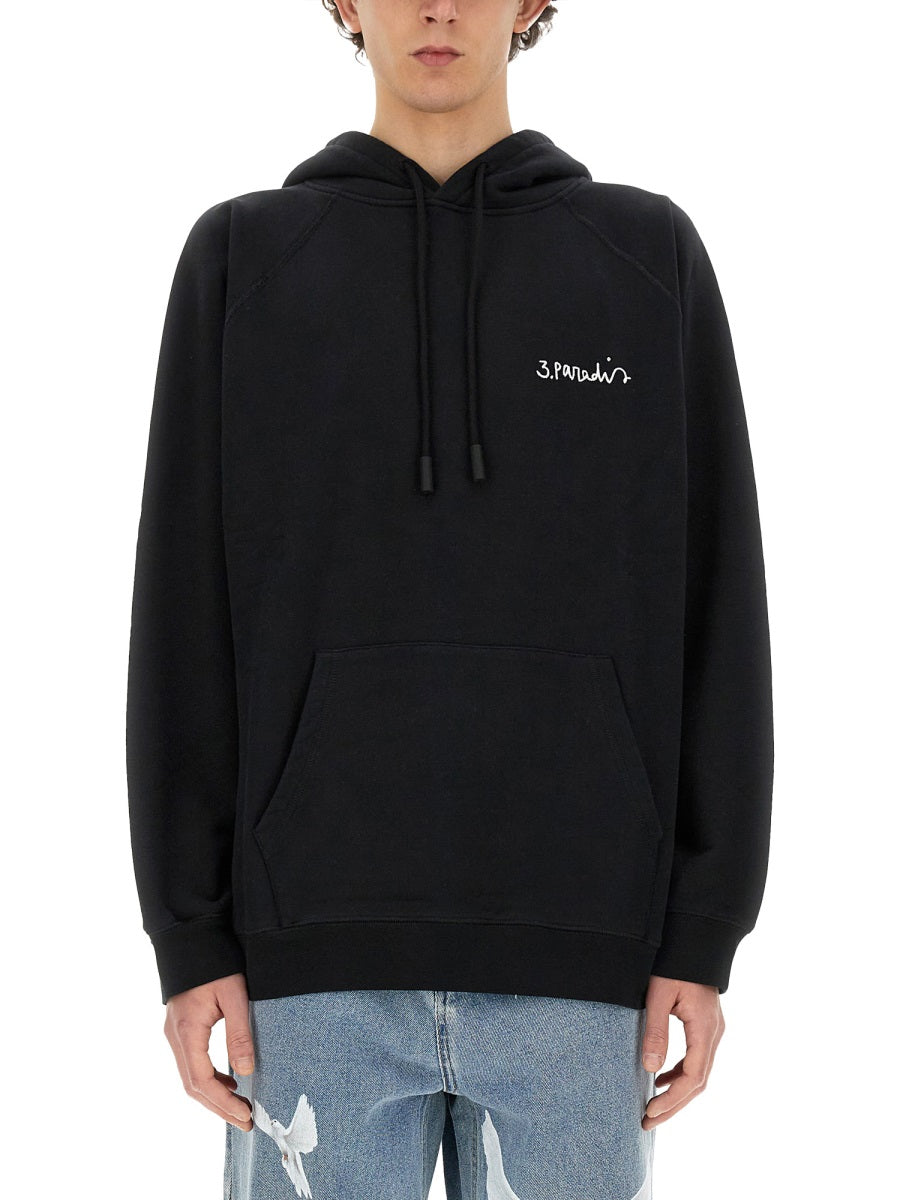 3.PARADIS Sweatshirts - Black | Wanan Luxury