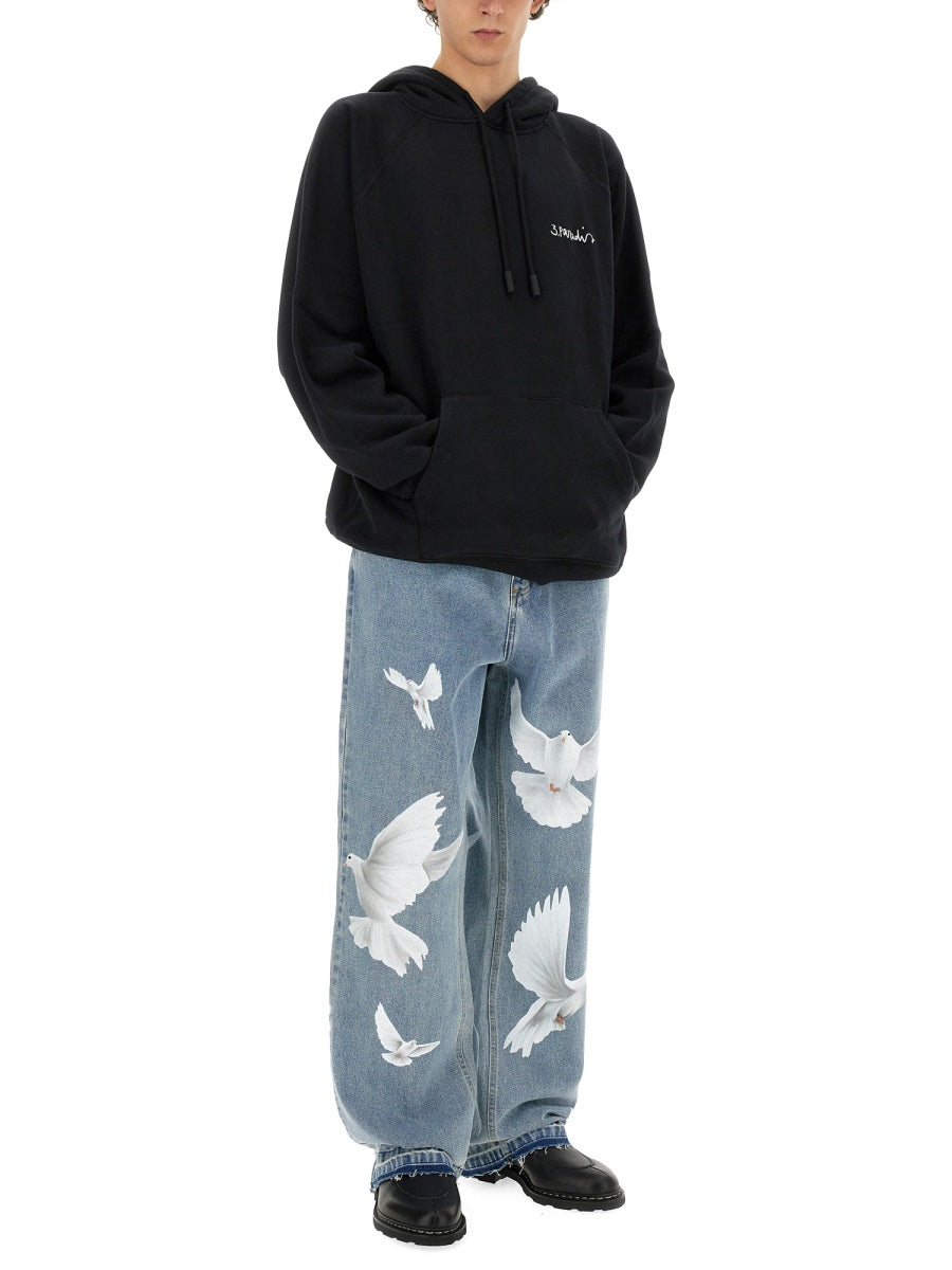 3.PARADIS Sweatshirts - Black | Wanan Luxury