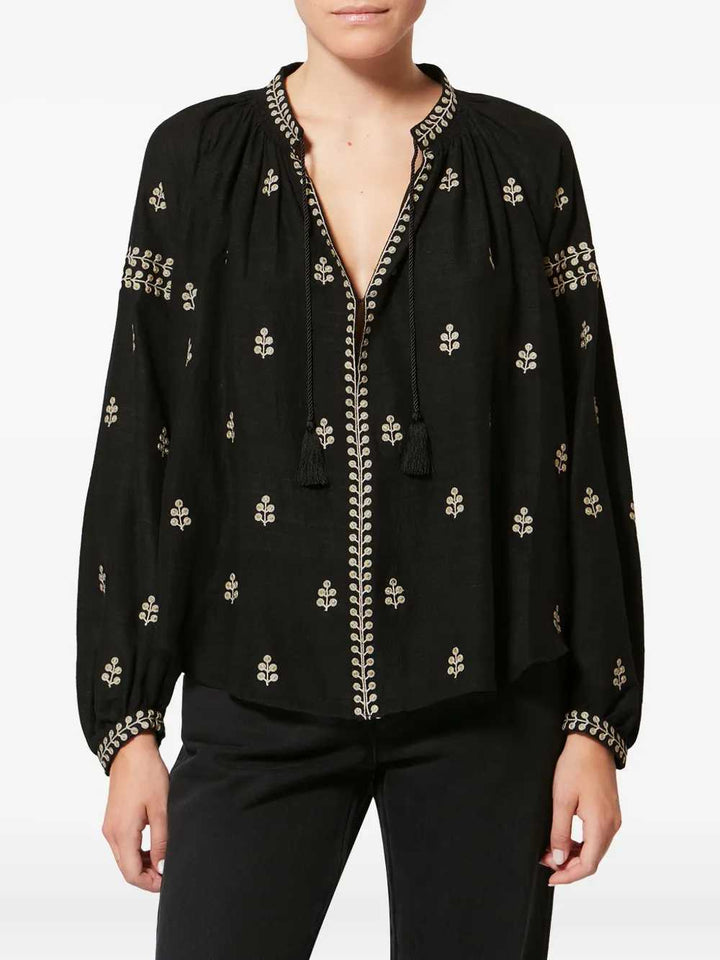 Marant SHIRT - Black | 37cb19920b153bb87a7be24f7bc87937bf00678c