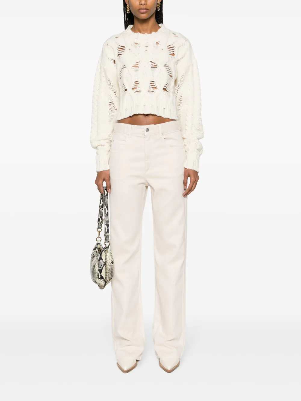 Marant Flared - Nude & Neutrals | e07f62c826c7387f75ccaf8c46a0302334d34be5