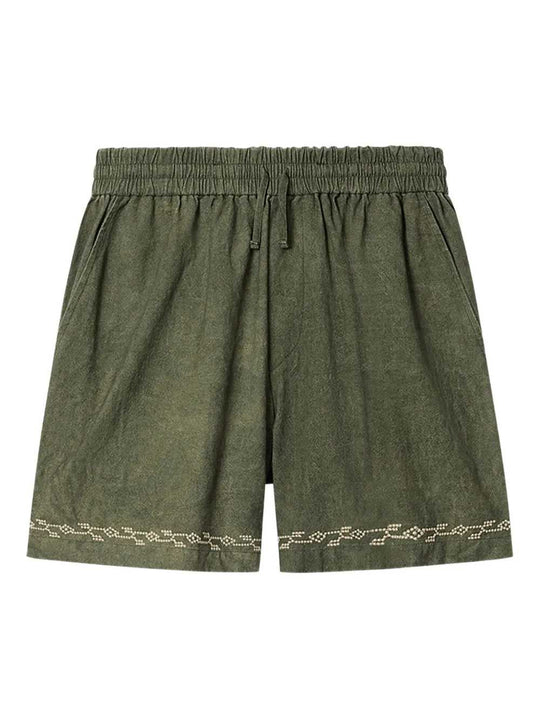 Zilan Shorts With Embroidery
