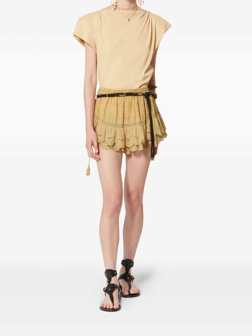 Marant ÉToile SKIRT - Nude & Neutrals | 7f4cd8e7600bfdc6a9ca4a6a5d5250112ec63a36