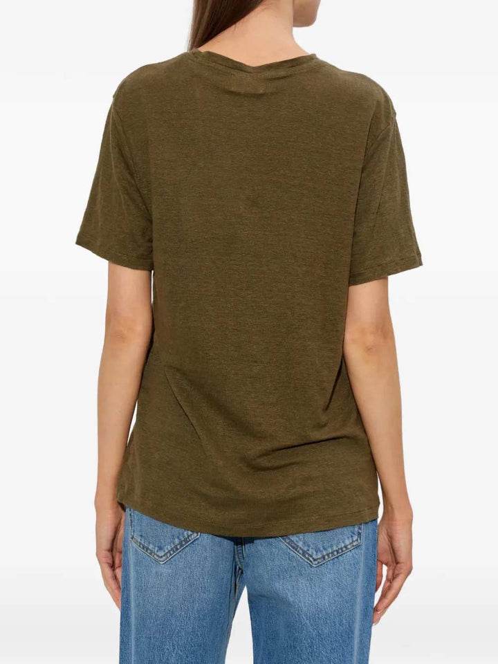 Marant ÉToile T-shirts - Pink & Purple | 66c59e1ba75cd49c7c24020716800fce79616e59