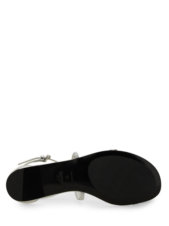 Alexander McQueen Sandals - Silver | Wanan Luxury