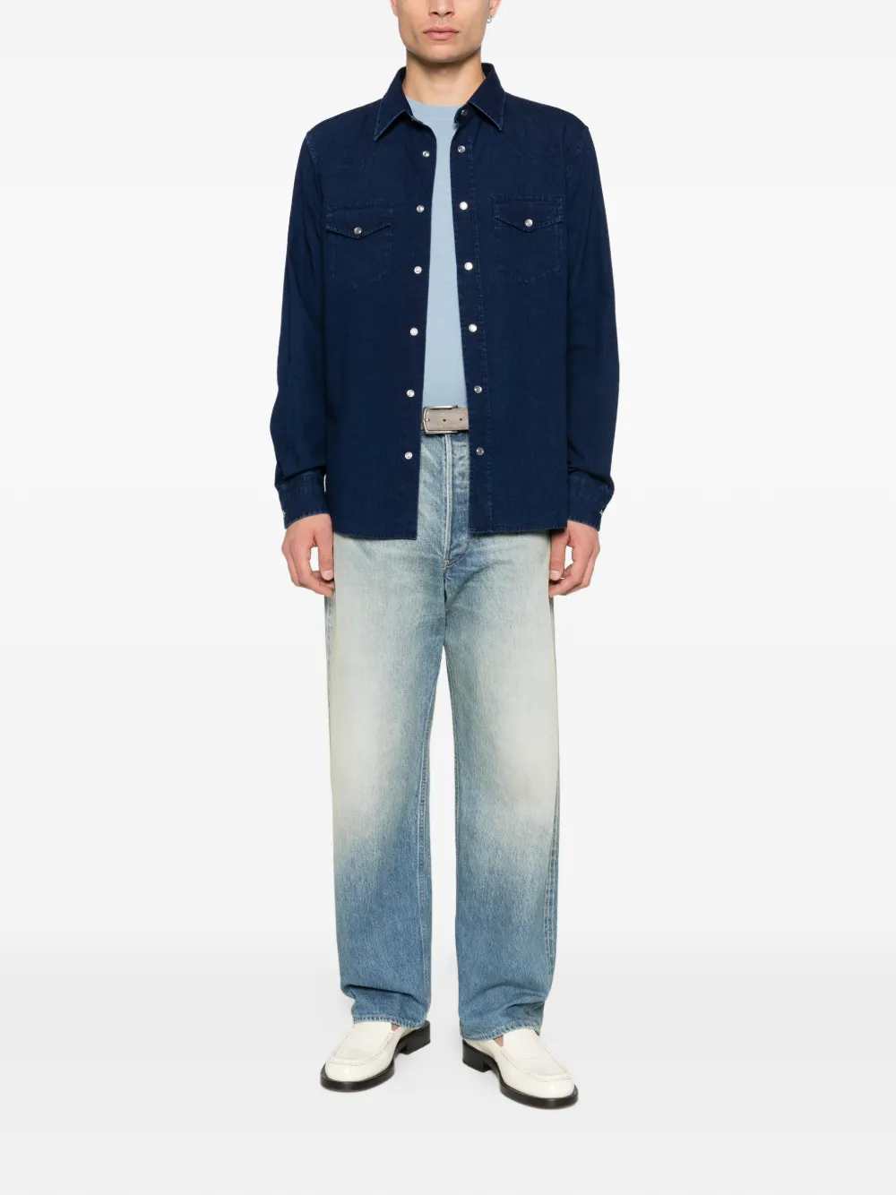 Tom Ford SHIRT - Blue | c63ed2ecd1a45e9bddffaeb6b31ae9d817686e1a