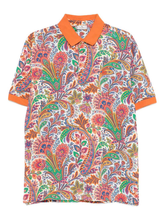 Paisley Print Polo