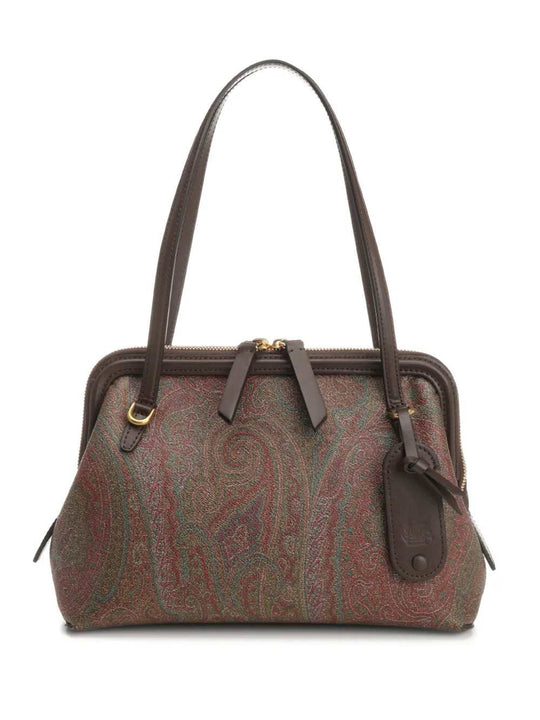 Paisley Top-Handle Tote Bag