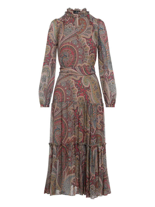 Long Dress With Paisley Print