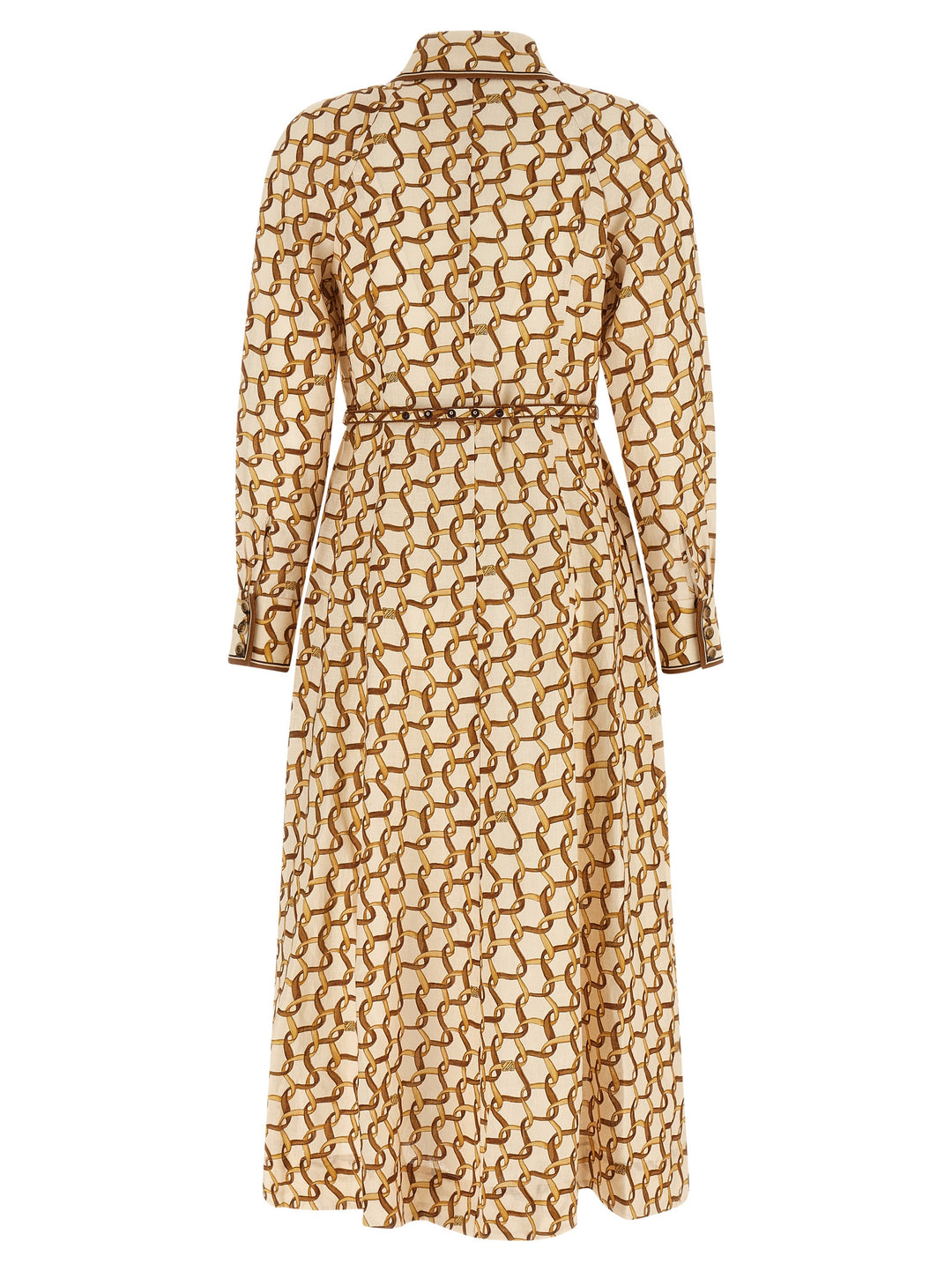 Zimmermann Chemisier Dress Dresses - Beige | 151d829ecf7653eeab30a3989803df57bda418e8