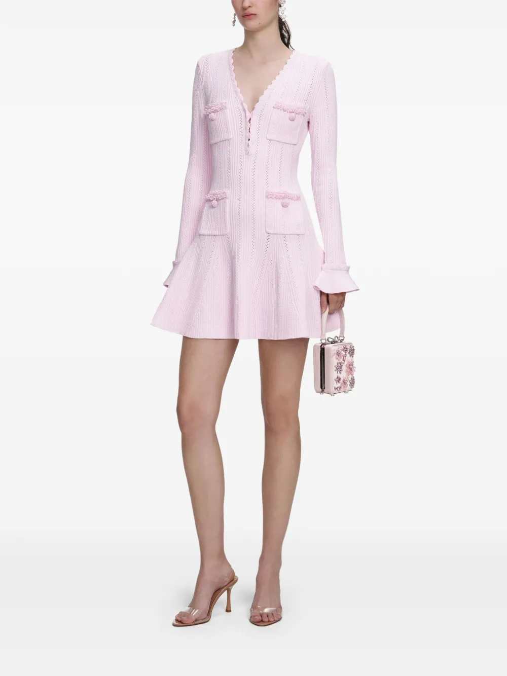 Self-Portrait DRESS - Pink & Purple | dd8995292235ba1e17ab213a245feb15db8e26d8