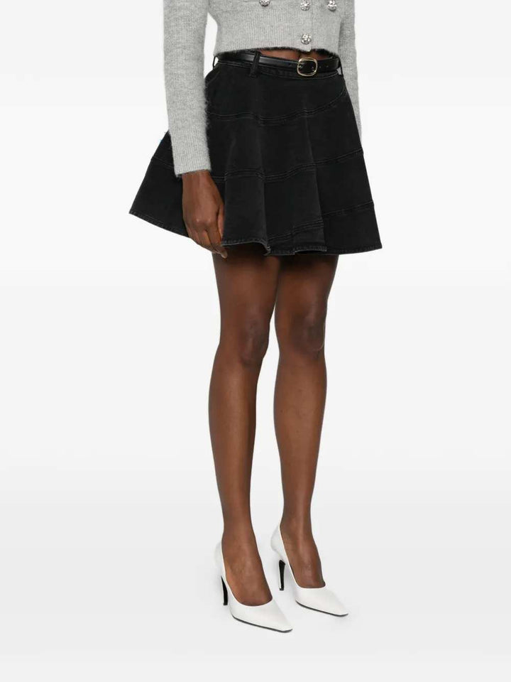 Self-Portrait SKIRT - Black | 6a8eedf128b9d33d74d959aabae316f49907049b