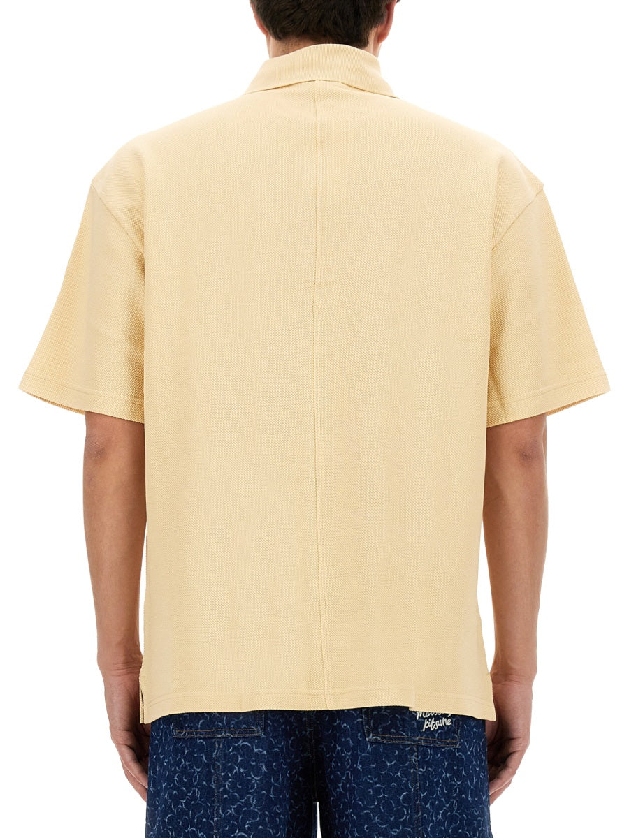Maison Kitsuné Polo - Beige | Wanan Luxury
