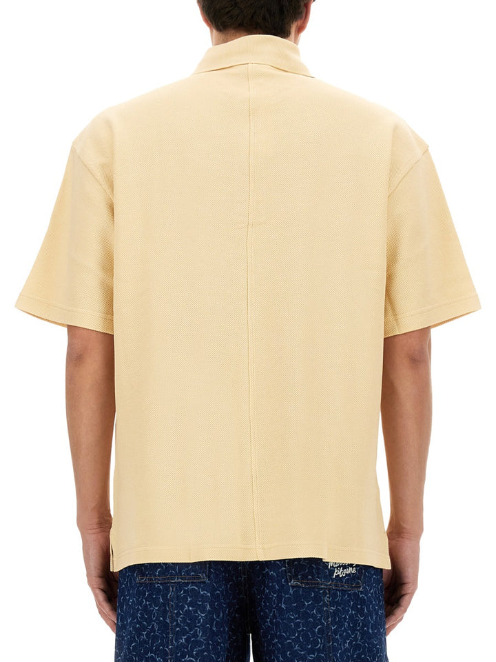 Maison Kitsuné Polo - Beige | Wanan Luxury