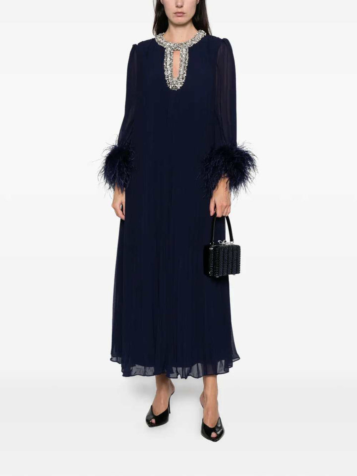 Self-Portrait DRESS - Blue | a52031ae6ce3e8e43860e63cfed06f83f3fd3652