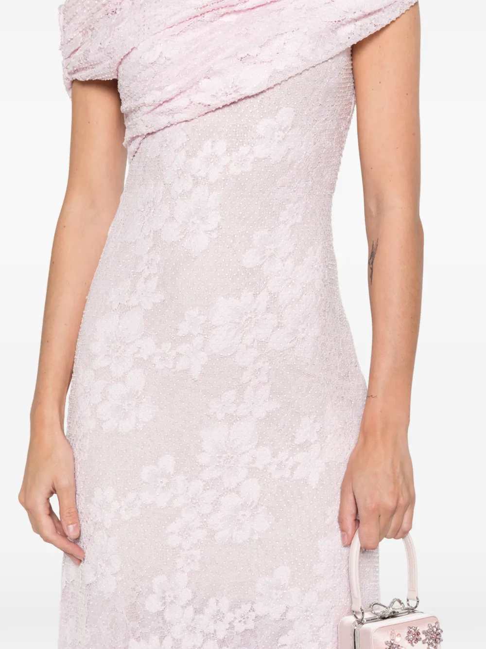 Self-Portrait DRESS - Pink & Purple | 87654cc486913d2226a935392c7bd1f148694531