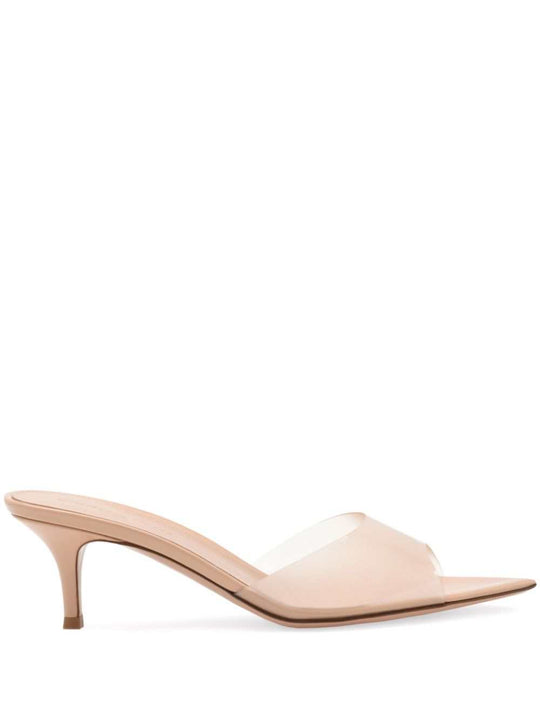 Elle 55mm Translucent Mules