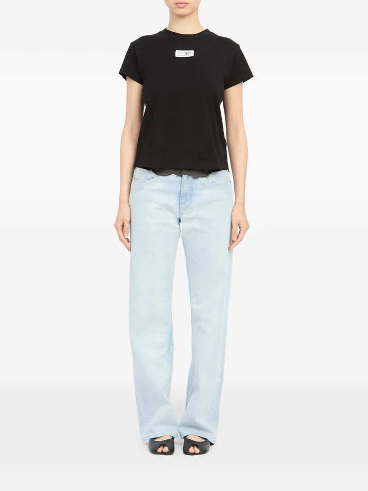 Mm6 Maison Margiela TSHIRT - Black | 79d3384f8e8593e790085ad7b452fa0f9af19a7a