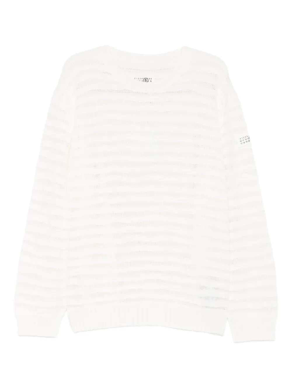 Mm6 Maison Margiela SWEATER - White | 1cf4ef7efdfc211dcea1ccf9a8b5de0140e2822b
