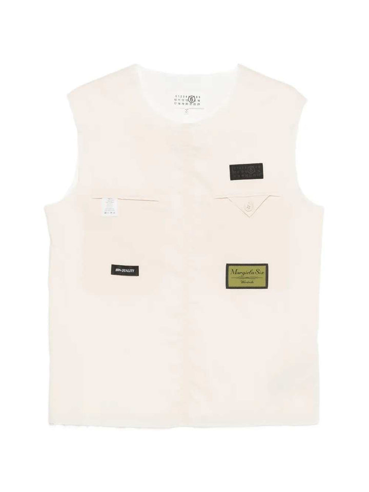 Mm6 Maison Margiela SWEATER - White | 418d70951068c0574e0ef46623366e3f0fb2febc