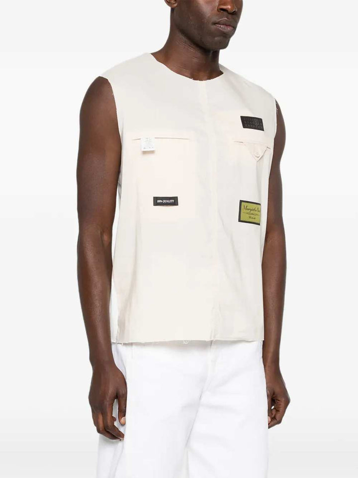 Mm6 Maison Margiela SWEATER - White | 4417cec4454dfe82dcd08e53da412b6e5f49a452