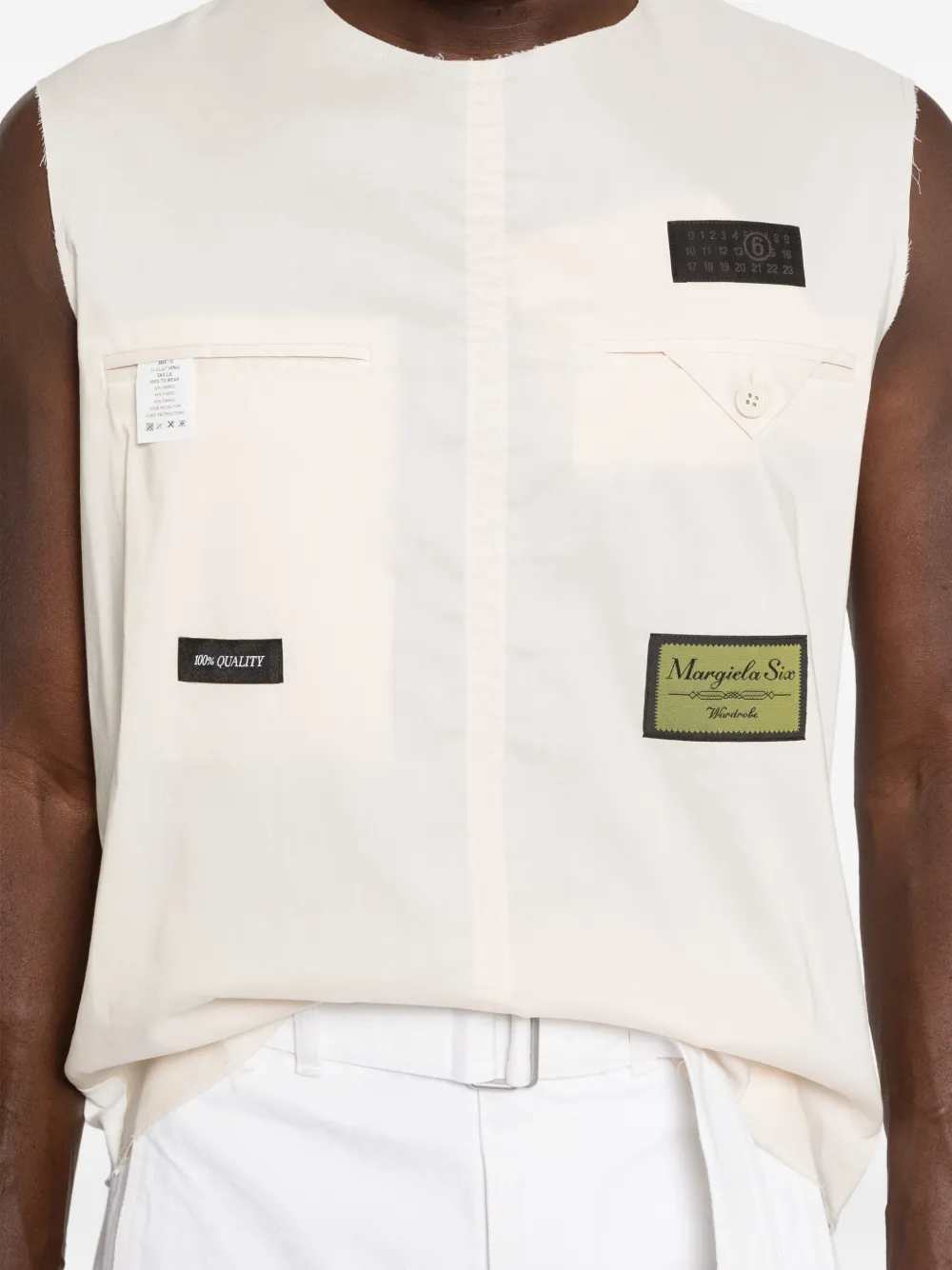 Mm6 Maison Margiela SWEATER - White | f0352c083fa33198bec7fda999e39f6853cd0b62